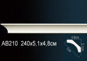 Карниз гладкий AB210F