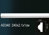 Молдинг гладкий AD340F