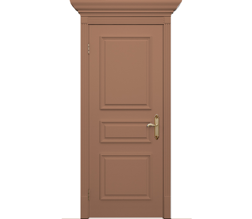 Дверь межкомнатная глухая Венеция ДГ3 капучино