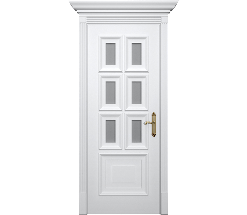 Дверь межкомнатная со стеклом Неаполь ДО1