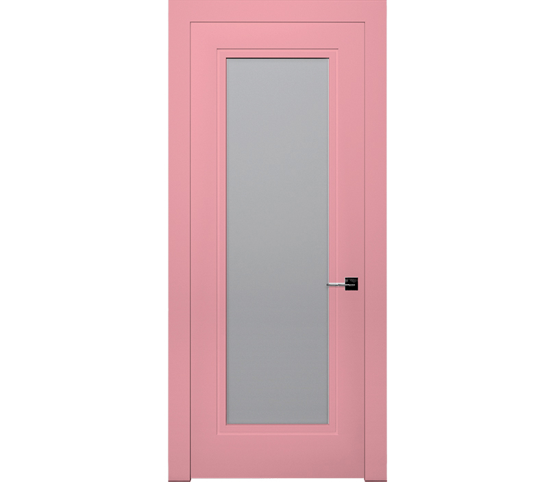 Дверь межкомнатная со стеклом Гранада ДО1 магнолия