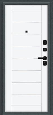 Техно/SBlack (цвет Старк антрацит/White Silk)