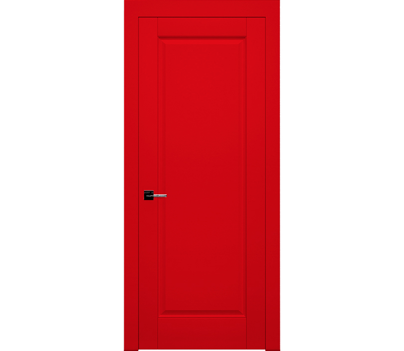 Дверь межкомнатная глухая Лондон ДГ1 красная