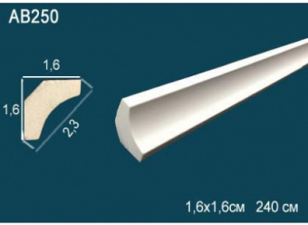 Карниз гладкий AB250
