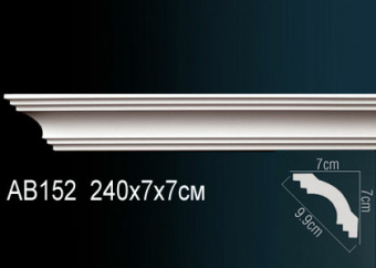 Карниз гладкий AB152F
