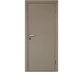 Влагостойкая дверь ПВХ EtaDoor глухая цвет мокко одностворчатая с ПВХ кромкой