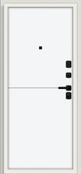 Аура/SBlack (цвет Шагрень белая/White Silk)