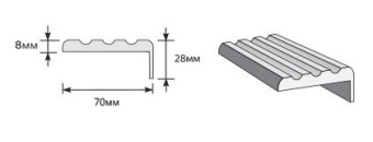 Наличник "Т" Тип-3 2150*70*8 Casablanca